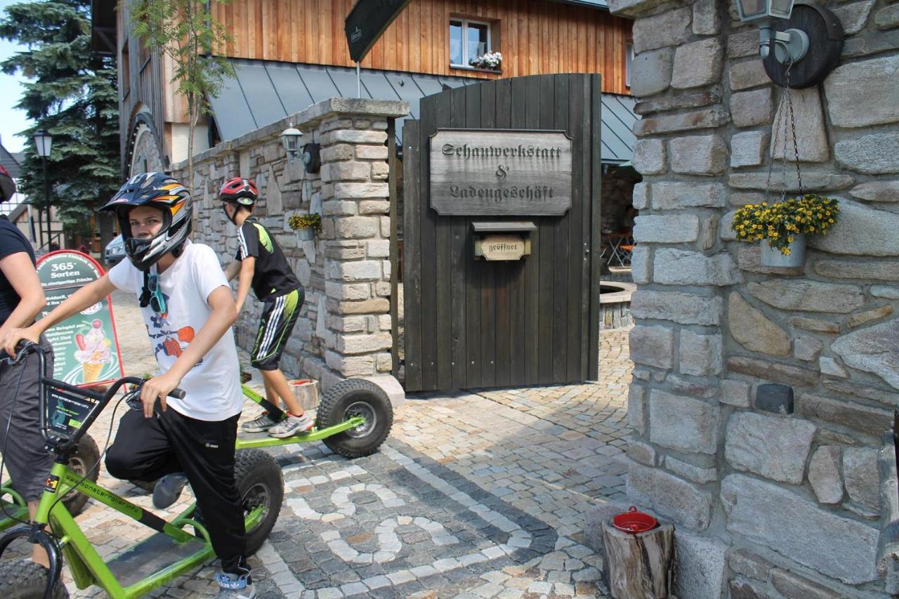 Appartements Im "Landhaus Am Frohnauer Hammer" Annaberg-Buchholz Esterno foto