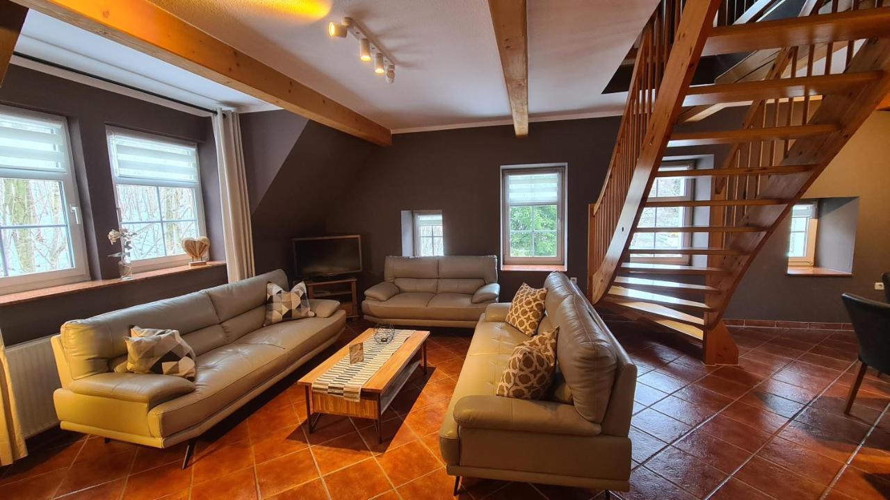 Appartements Im "Landhaus Am Frohnauer Hammer" Annaberg-Buchholz Esterno foto